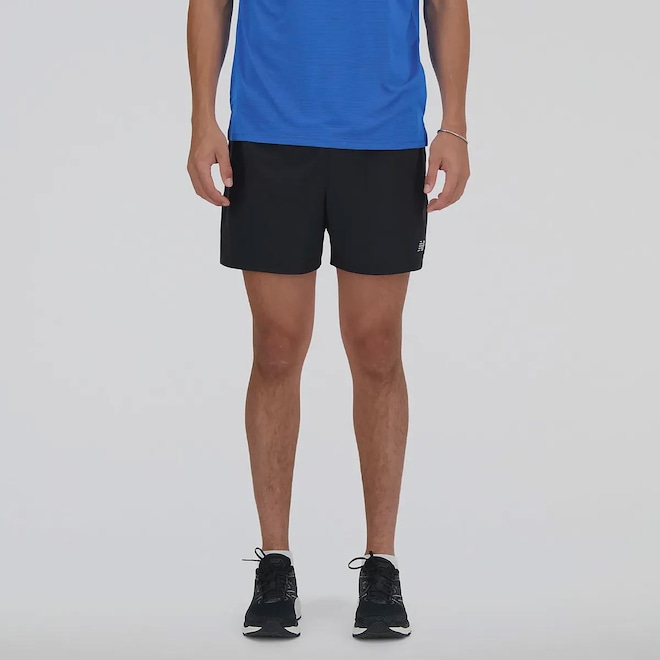 Bermuda New Balance Sport Essentials 5 Masculina - Foto 1