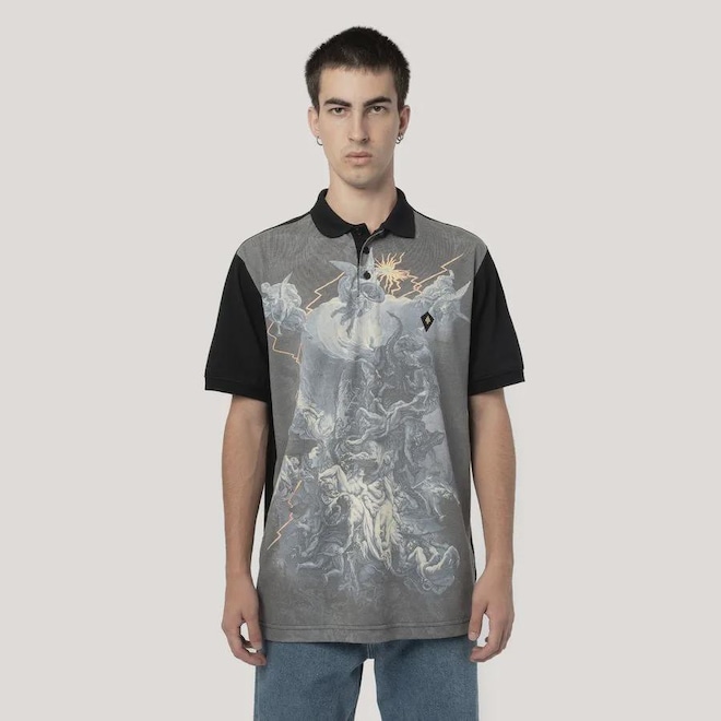 Camisa Polo Masculina MCD Darklands - Foto 1