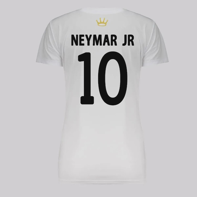 Camisa do Santos Logo 10 Neymar FutFanatics Feminina - Foto 1