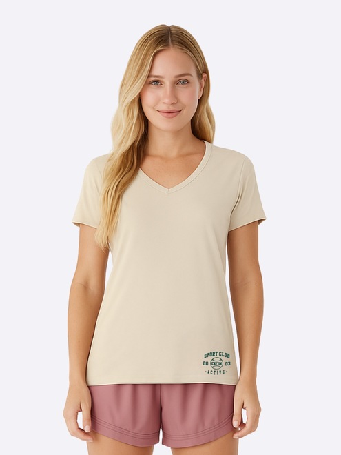 Camiseta Slim Feminina Enfim Malwee - Foto 1