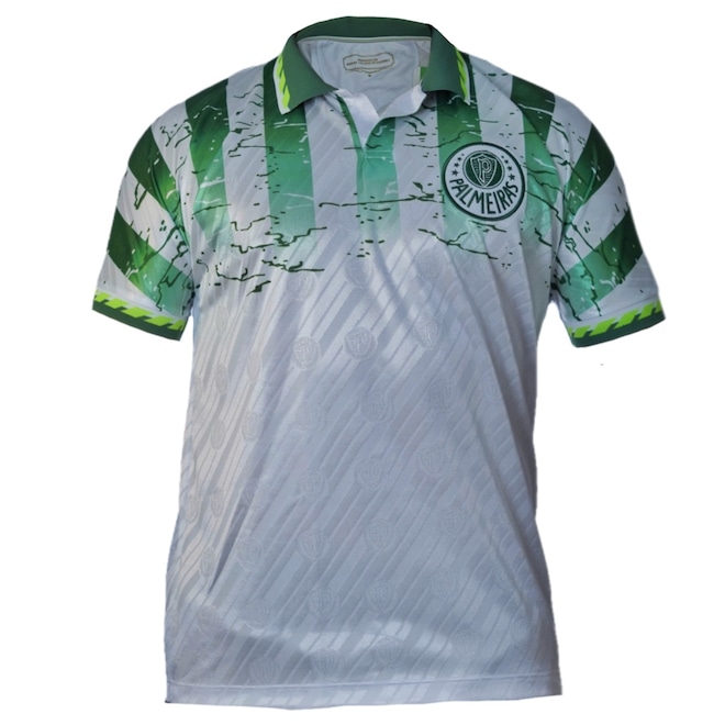 Camisa Masculina Betel Palmeiras Polo Retrô 1996 - Foto 1