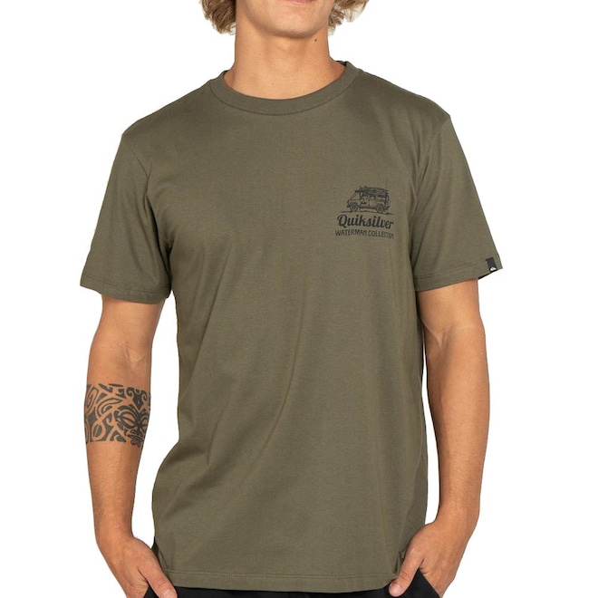 Camiseta Masculina Quiksilver No Maps WT25 - Foto 1
