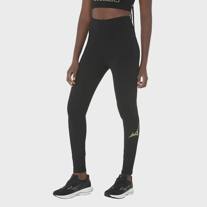 Calça Legging Feminina Mizuno Run Easy 5 - Foto 1