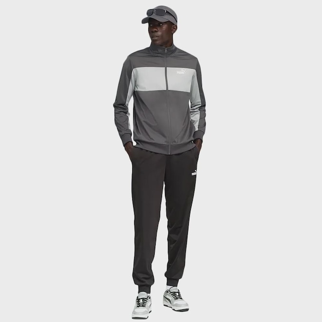 Agasalho Masculina Puma Poly Colorblock - Foto 1