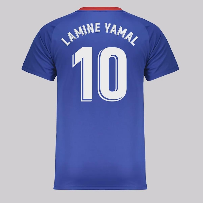 Camisa Barcelona Dryfit 10 Lamine Yamal FutFanatics Masculina - Foto 1