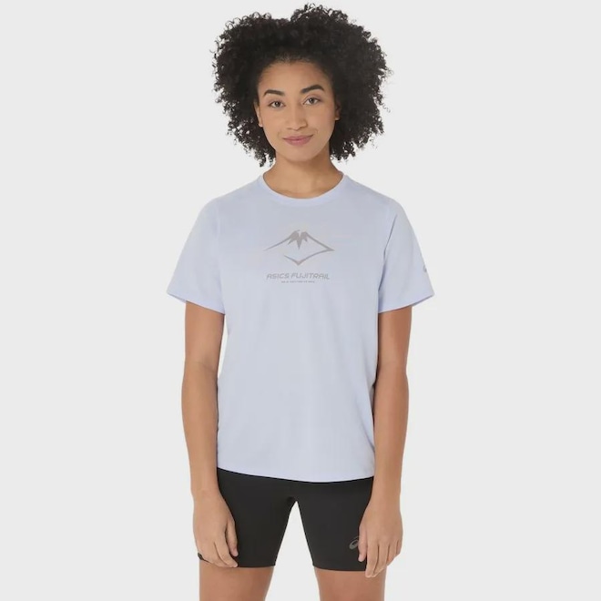 Camiseta ASICS Fujitrail Logo - Feminino - Foto 1