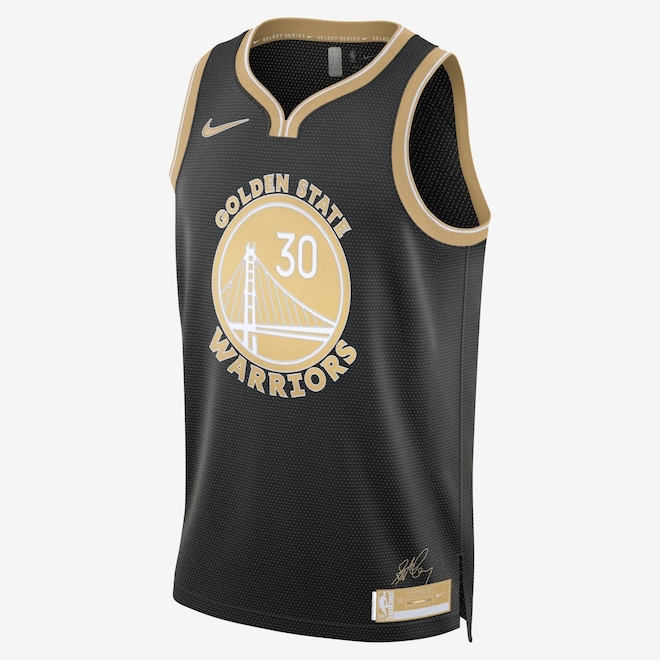 Camiseta Regata Nike NBA Stephen Curry Golden State Warriors 2024/25 Select Series Masculina - Foto 1