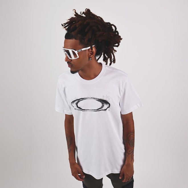 Camiseta Oakley Ellipse Dusty SS Tee Masculina - Foto 1