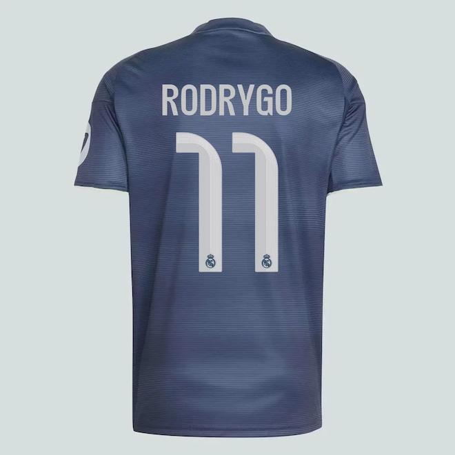 Camisa Real Madrid II 25/26 Masculina Adidas 11 Rodrygo - Foto 1