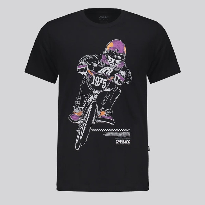 Camiseta Masculina Oakley BMX SS - Foto 1