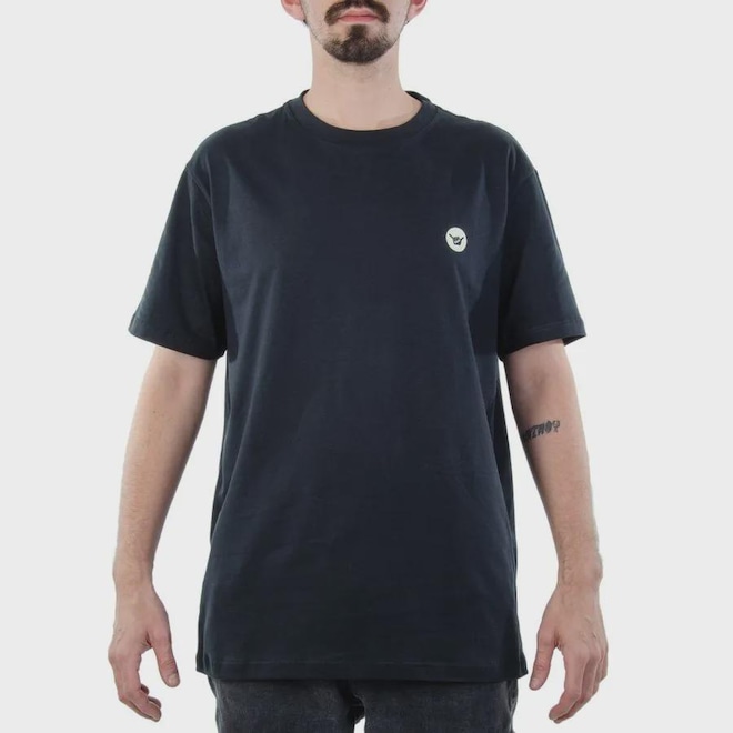 Camiseta Masculina Hang Loose Roundtypo - Masculino - Foto 1