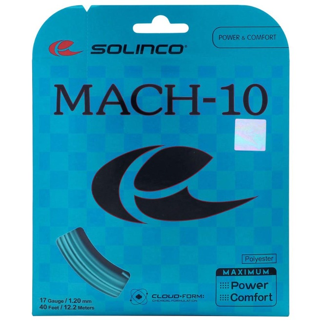 Corda Solinco Mach-10 Azul 17 1.20mm Azul - Set Individual - Foto 1