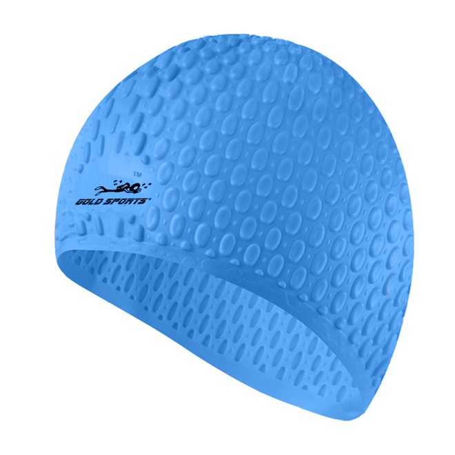 Touca De Natação Gold Sports Gota Ultra Soft De Silicone - Com Cobertura das Orelhas - Foto 1