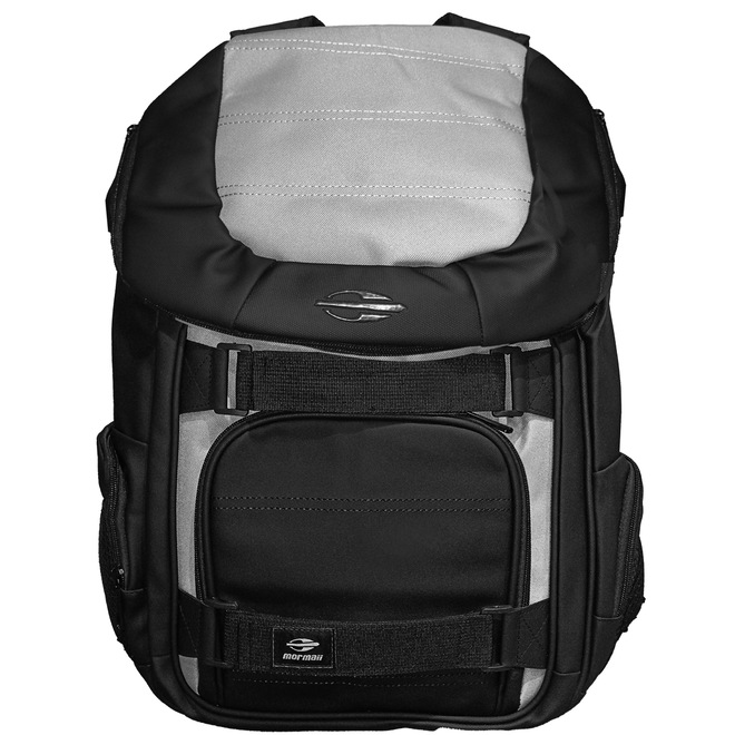 Mochila Mormaii Urban Laptop Reforçada Preta e Cinza 30L - Foto 1