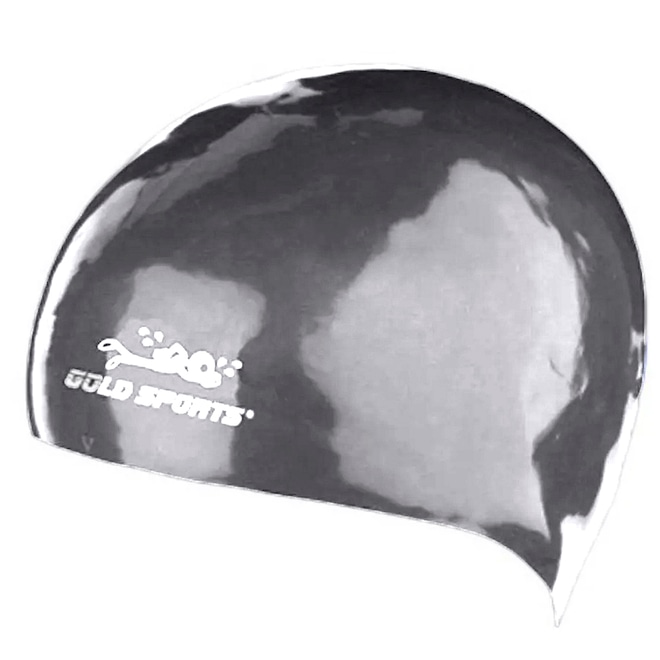 Touca De Natação Gold Sports Dome Cap De Silicone - Foto 1