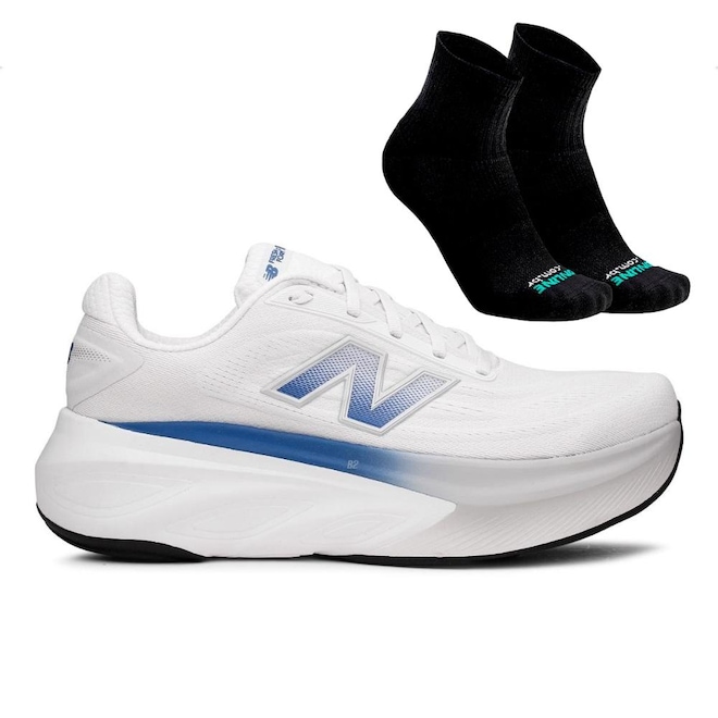 Tênis New Balance More V6 Masculino + Par de Meias Performance - Foto 1