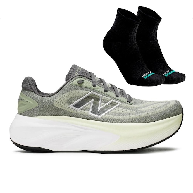 Tênis New Balance More V6 Masculino + Par de Meias Performance - Foto 1