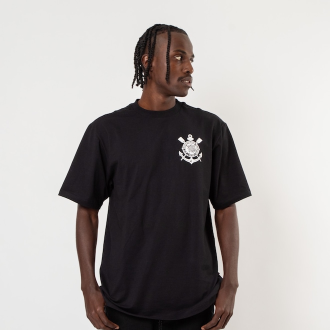 Camiseta do Corinthians São Jorge Surf Center - Masculina - Foto 1