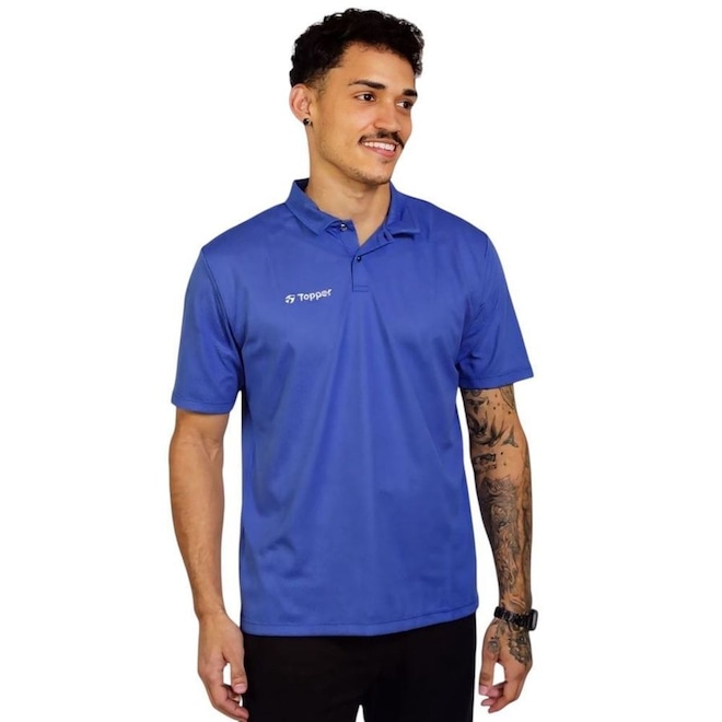 Camisa Polo Topper Classic Masculina - Foto 1