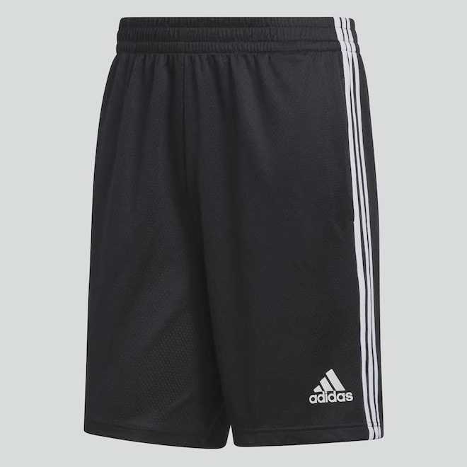 Bermuda adidas 3 Listras ESS Masculina - Foto 1