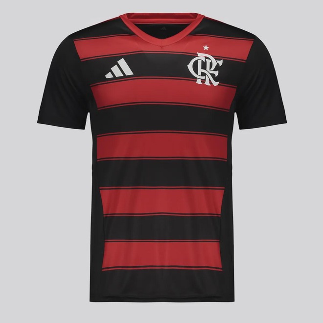 Camisa adidas Flamengo I 2025 Fan Masculina - Foto 1