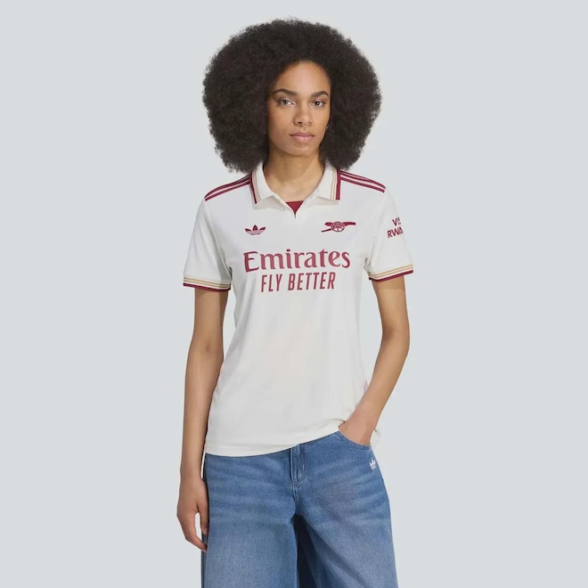 Camisa adidas Arsenal Third 2026 Feminina - Foto 1