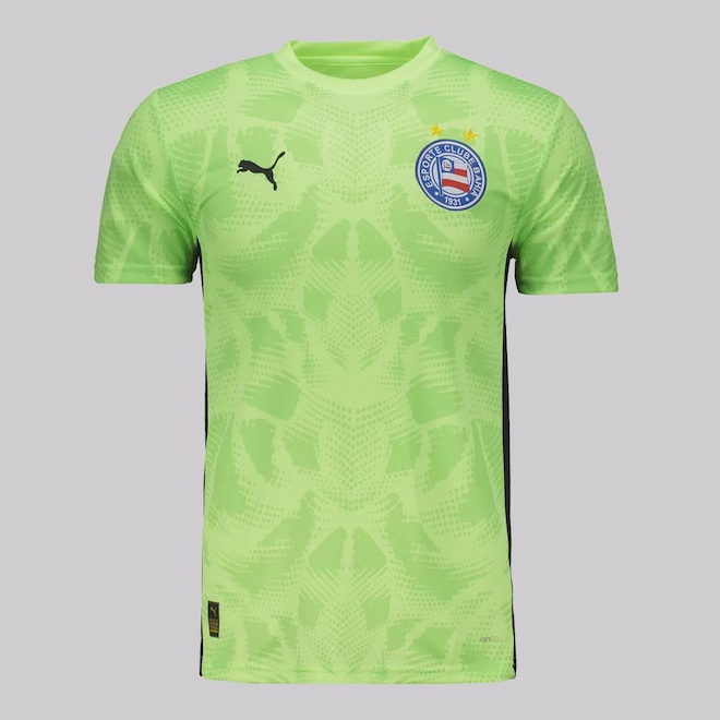 Camisa do Bahia Puma II Goleiro 2025 Masculina - Foto 1