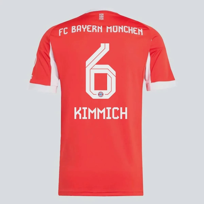 Camisa adidas Bayern Home 2026 6 Kimmich Masculina - Foto 1