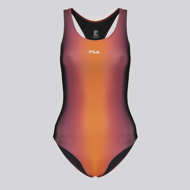 Maiô para Natação com Proteção Solar UV Fila Austrália - Adulto - Foto 1