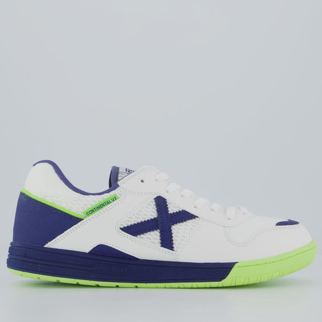 Chuteira Futsal Adulto Munich Continental V2 - Foto 1