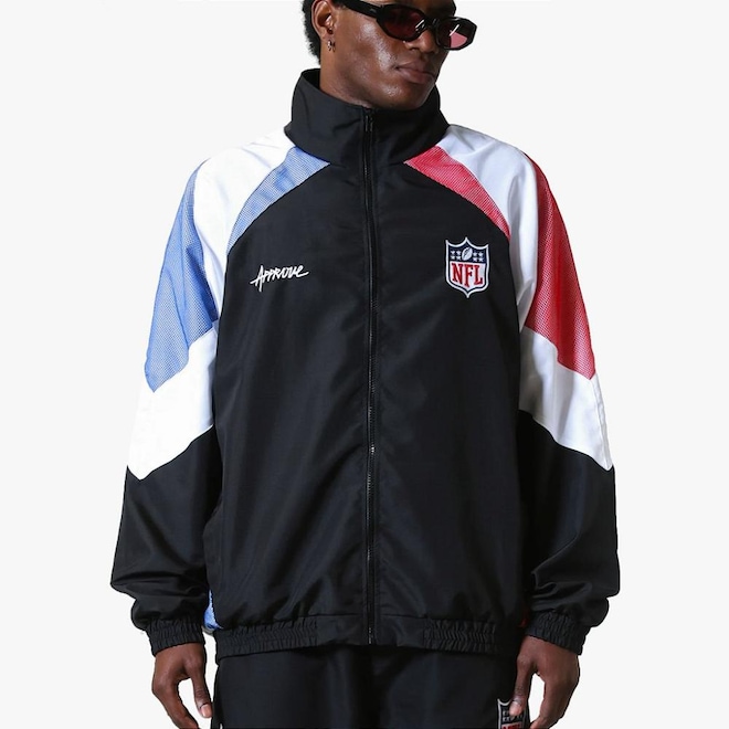 Jaqueta Corta Vento Masculina Treinador Approve x NFL II - Foto 1
