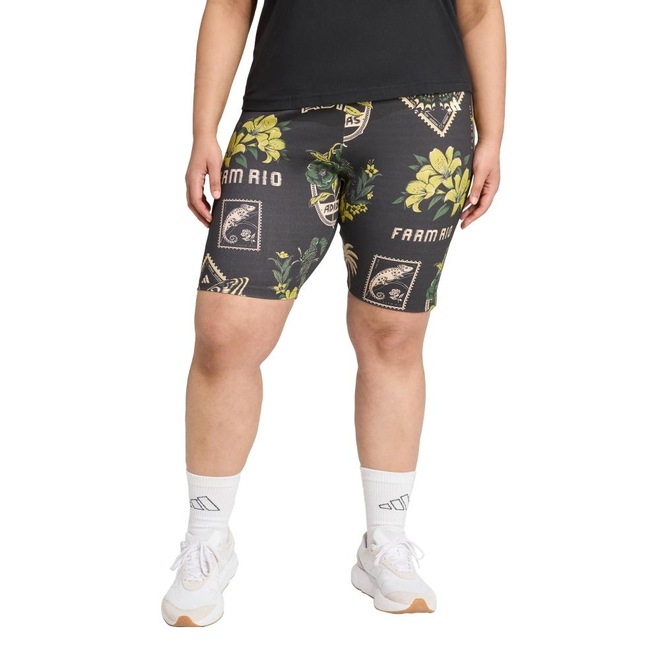 Short Plus Size Feminino adidas Ciclista FARM - Foto 1