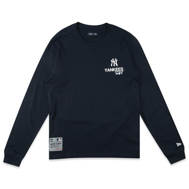 Camiseta Masculina New Era Manga Longa MLB New York Yankees Style - Foto 1