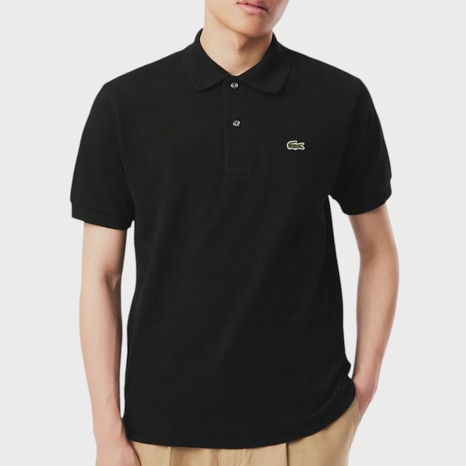 Camisa Polo Lacoste Original L.12.12 Noir - Foto 1