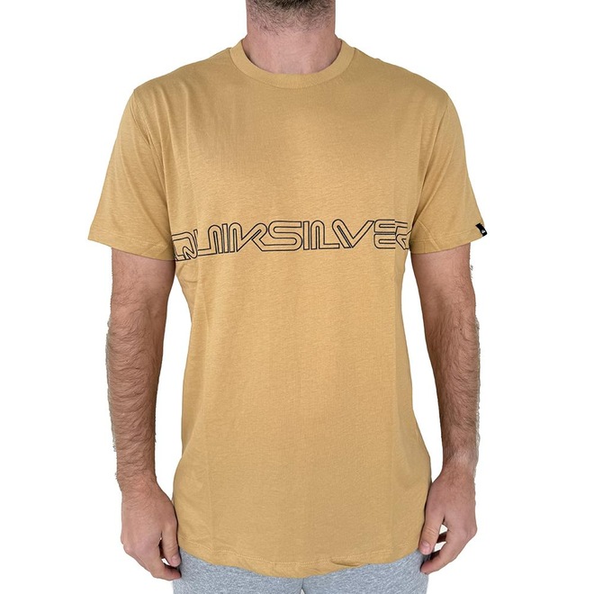 Camiseta Quiksilver Word Block WT25 Masculina - Foto 1