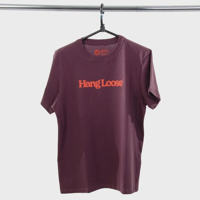 Camiseta Hang Loose Typo Infantil - Foto 1