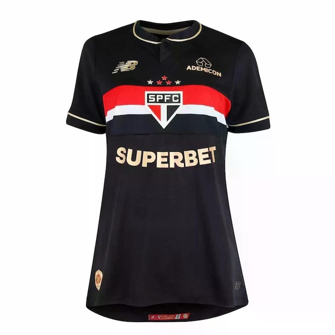 Camisa Do São Paulo New Balance 3 25/26 Comemorativa Feminina - Foto 1