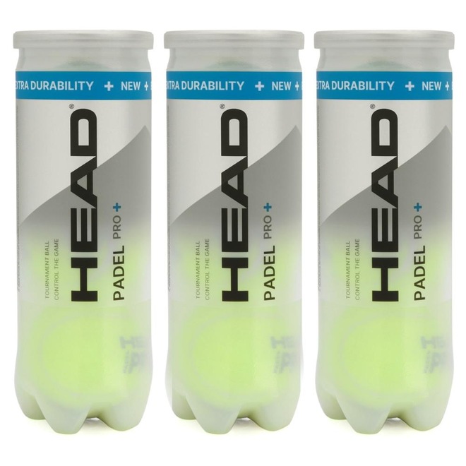 Bola De Padel Head Pro + Pack Com 03 Tubos - Foto 1