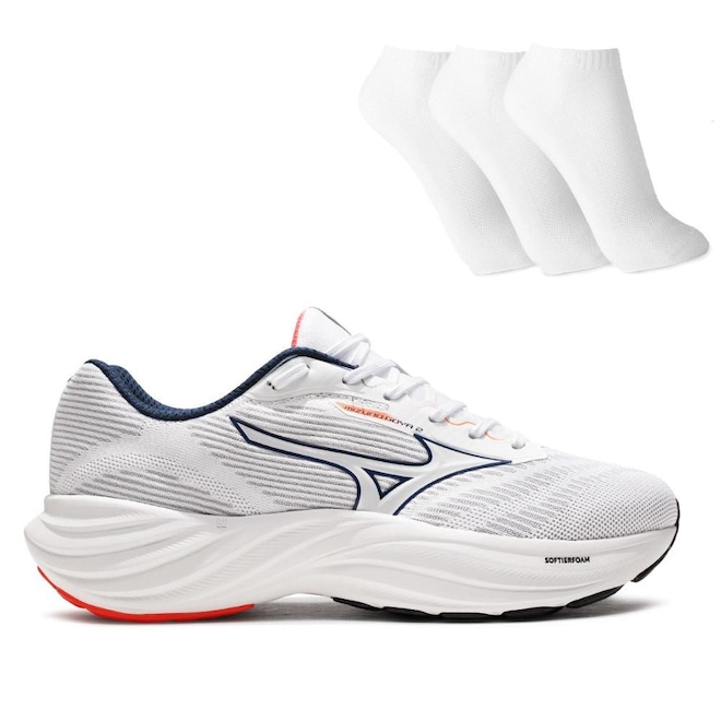Tênis Mizuno Goya 2 Masculino + 3 Pares de Meias - Foto 1