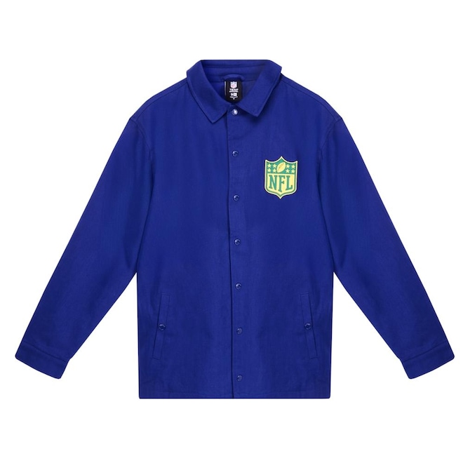 Jaqueta Masculina New Era Coach NFL Game Sao Paulo Brasil 2025 - Foto 1