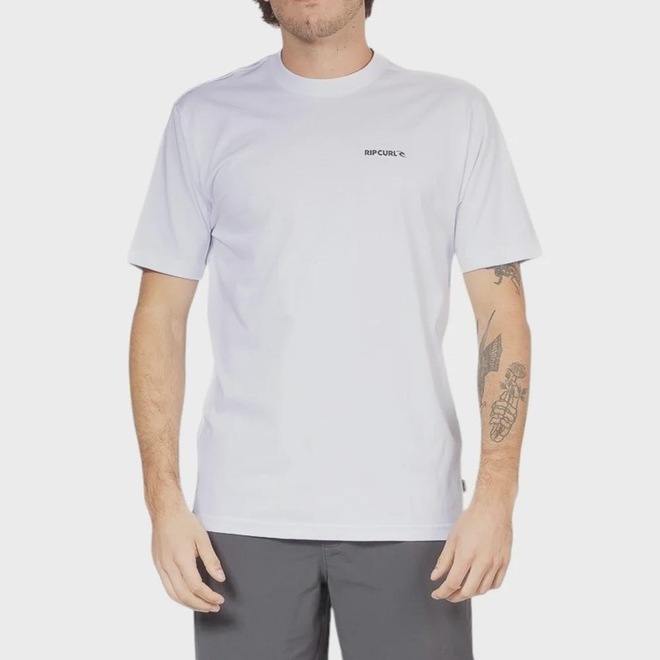 Camiseta Masculina Rip Curl Brand Icon - Foto 1