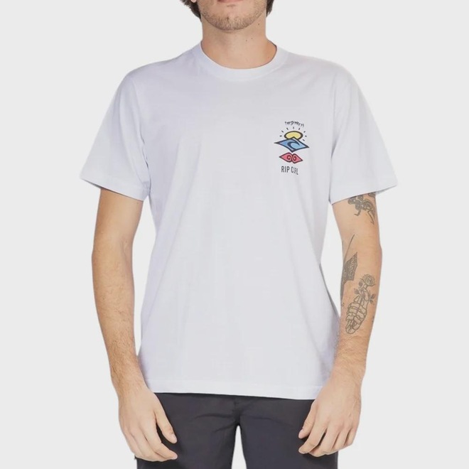 Camiseta Masculina Rip Curl Search Icon - Foto 1