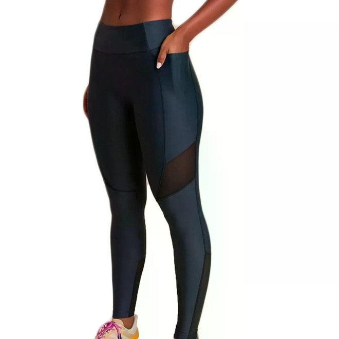 Calça Fuso Live Pocket Upfit Tule Feminina - Foto 1