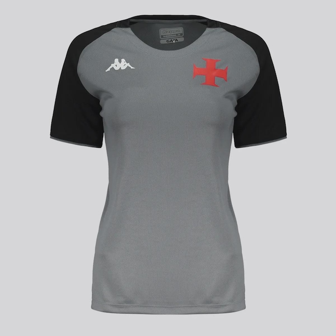 Camisa Do Vasco Kappa Treino Atleta 2025 Feminina - Foto 1