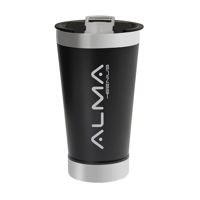 Copo Térmico Inox Com Tampa Abridor 500Ml Alma Genius - Foto 1