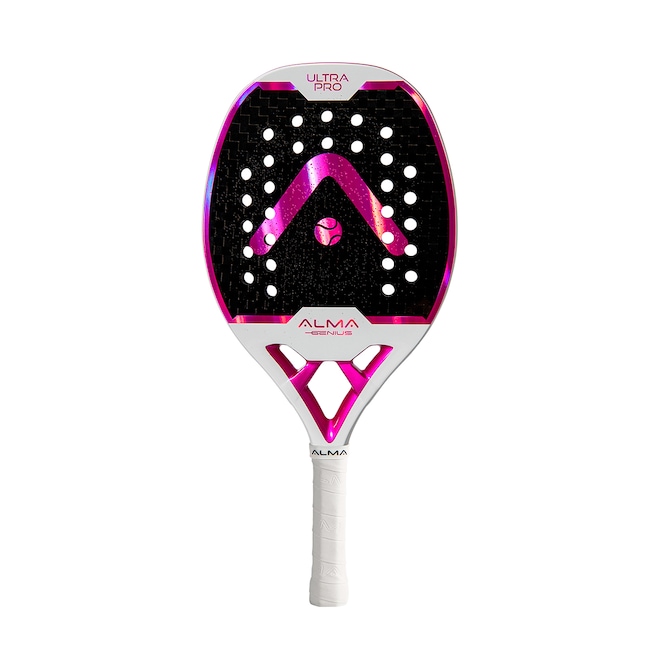 Raquete Beach Tennis 12K Ultrapro Alma Genius - Foto 1