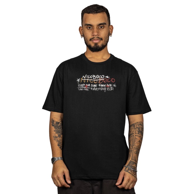 Camiseta Masculina Nicoboco Bowes - Foto 1