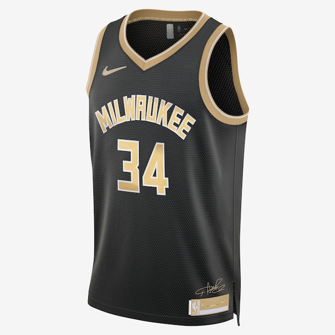Camiseta Regata Nike NBA Giannis Antetokounmpo Milwaukee Bucks 2024/25 Select Series Masculina - Foto 1