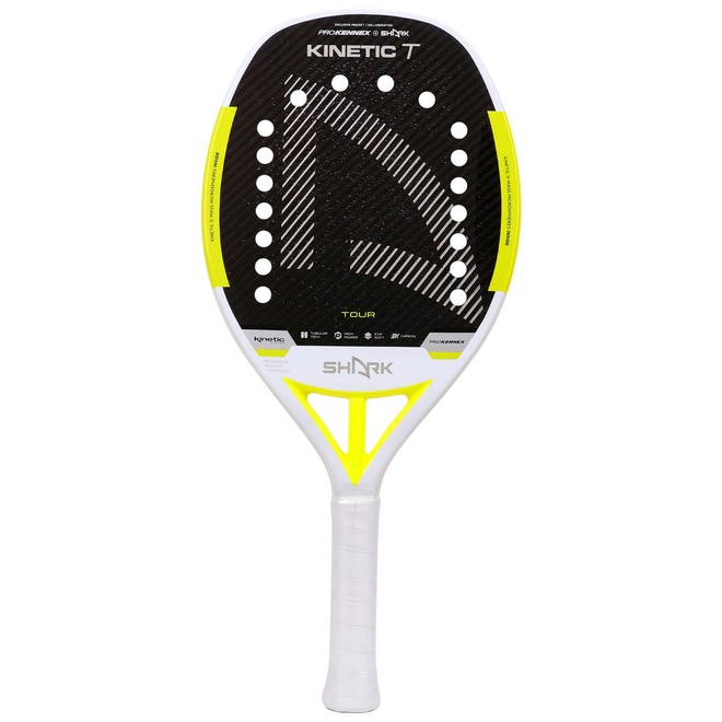 Raquete de Beach Tennis Shark Kinetic Tour Green Prokennex - Foto 1
