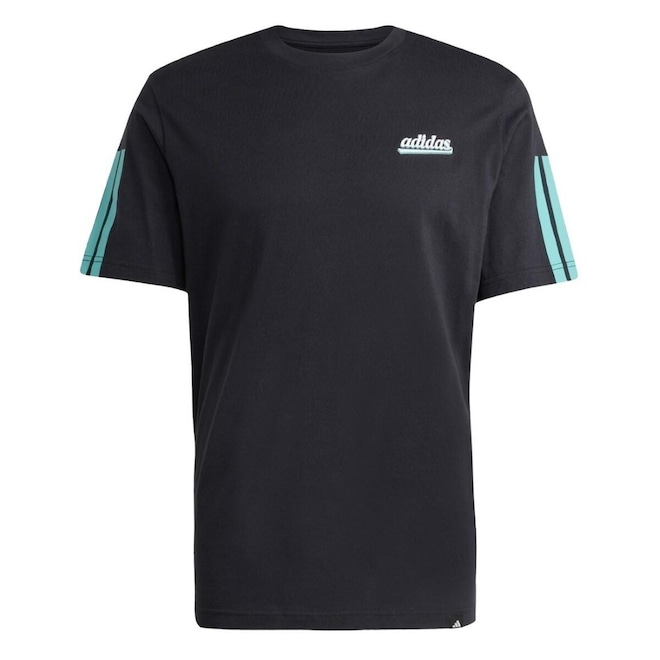 Camiseta Adidas Gráfica Script Tee Masculina - Foto 1